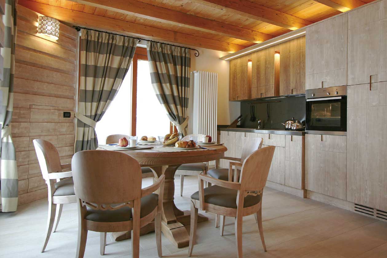 residence mobili in legno massello moderni