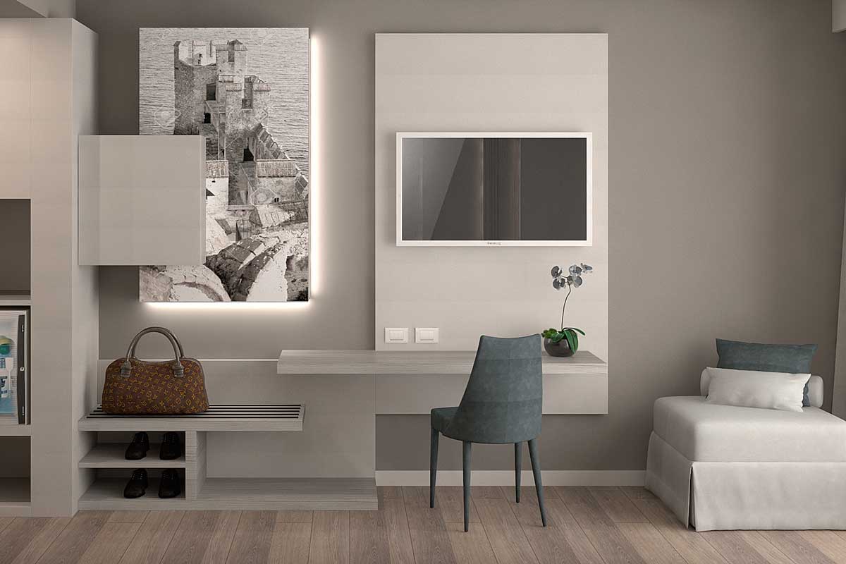 Arredamento Hotel sul lago di Garda